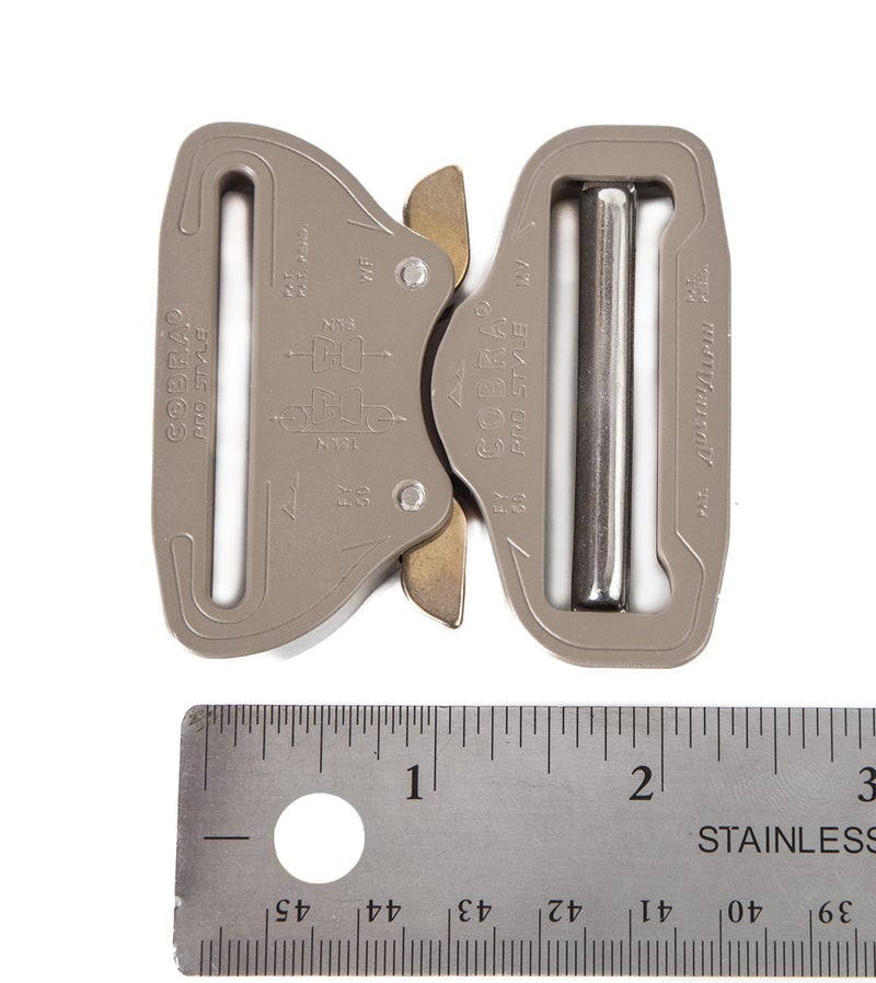 AustriAlpin Cobra Buckle 7075 Aluminum Quick Release Adjustable Elephant Grey (2" 50MM) - Image 2